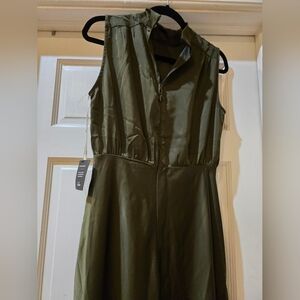 Lulu's Olive Green Sleeveless Dress